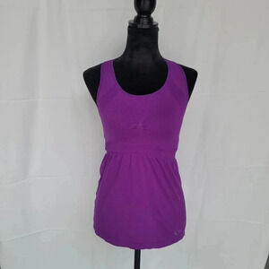 C9 by Champion Stretch Racerback Empire Waist Active Tank Top Purple XS